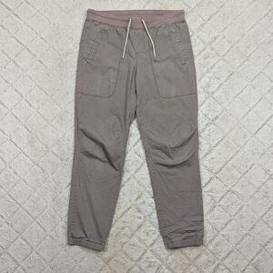 Vuori Pants Mens M Gray Traveler Ripstop Joggers Hike Trail Casual Cotton Blend